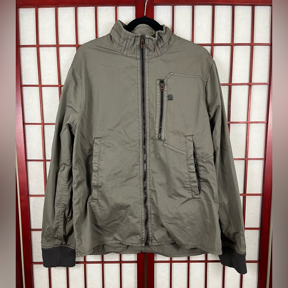 G Star Raw Zip Up Utility Jacket